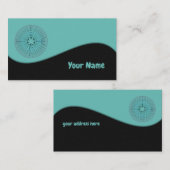 神聖なジオメトリ記号 – チャートルラビリンス1 名刺 (正面/裏面)