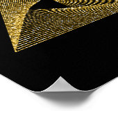 神聖なジオメトリ記号 ポスター (角)