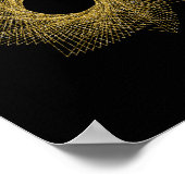 神聖なジオメトリ記号 ポスター (角)