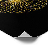 神聖なジオメトリ記号 ポスター (角)