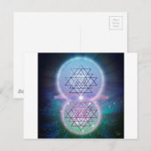 神聖なジオメトリ7 ポストカード (正面/裏面)