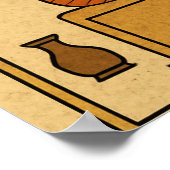 神聖なトート神の知恵のポスター ポスター (角)