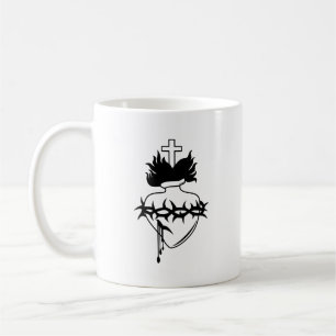 神聖なハートと不完全なハートMug コーヒーマグカップ