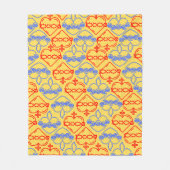 神聖なハートと汚れのないハート フリースブランケット (正面)