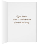 神聖なハートのイエス・キリストの秋の花ありがとう (内側 (右))