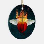 神聖なハートのオーナメント セラミックオーナメント (右)