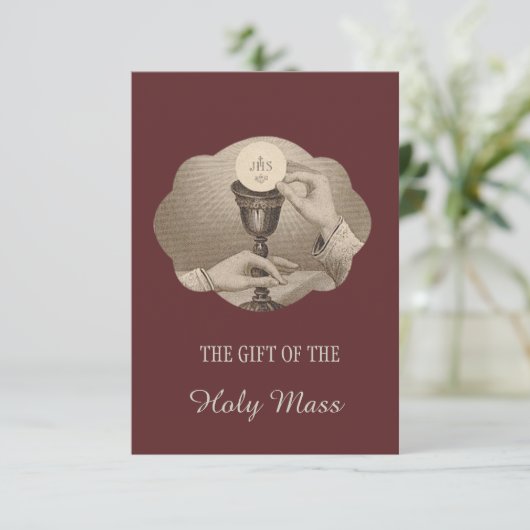 神聖なハートのカトリック教の多くの記念の提供 招待状 (スタンド正面)