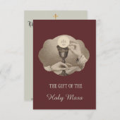 神聖なハートのカトリック教の多くの記念の提供 招待状 (正面/裏面)