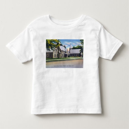 神聖なハートのカトリック教徒の外観 トドラーTシャツ (正面)