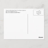 神聖なハートの教会 ポストカード (裏面)