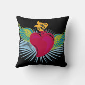 神聖なハートの枕 クッション (裏面)