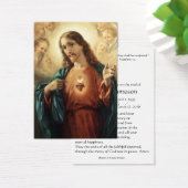 神聖なハートイエスカトリック葬儀の聖札 –  (デスク)