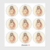 神聖なハートイエズス宗教神聖慈悲ビニール シール (シート)