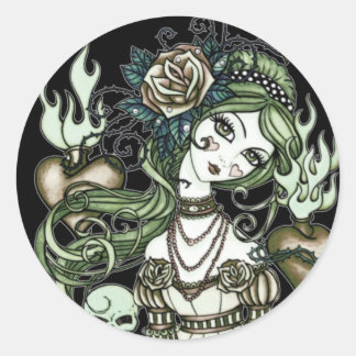 神聖なハートシール ラウンドシール