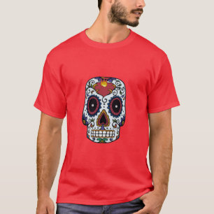 神聖なハートスカル Tシャツ