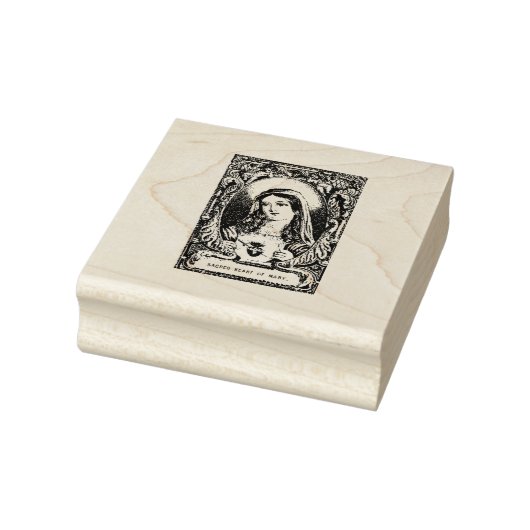 神聖なハートヴァージン母メリーカトリック宗教 ラバースタンプ (スタンプ)