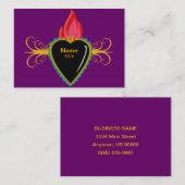 神聖なハート及び華麗さのカスタムな名刺 名刺 (正面/裏面)