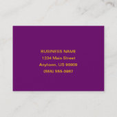 神聖なハート及び華麗さのカスタムな名刺 名刺 (裏面)