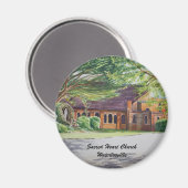 神聖なハート教会ウォータールヴィル磁石… マグネット (正面/裏面)