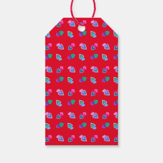 神聖なハート ギフトタグ (正面)