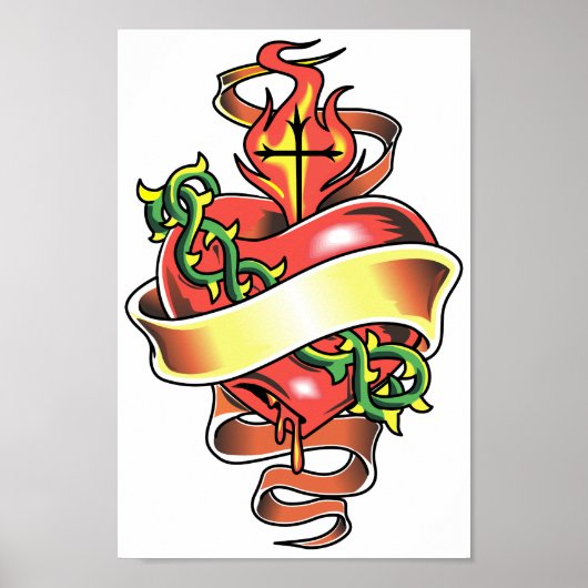 神聖なハート ポスター (正面)