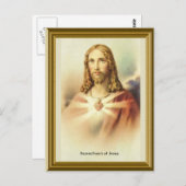 神聖なハート ポストカード (正面/裏面)