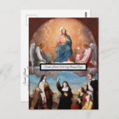 神聖なハート ポストカード (正面/裏面)