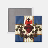 神聖なハート マグネット (正面/裏面)