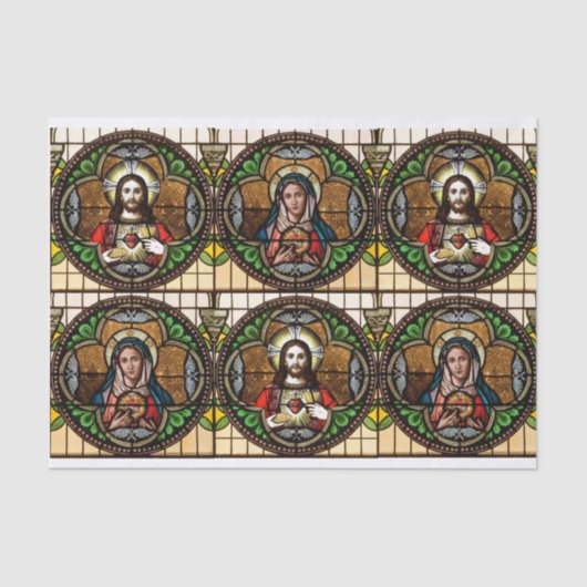 神聖なハート/汚れ無いハートティッシュペーパー 薄葉紙 (正面)