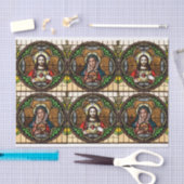 神聖なハート/汚れ無いハートティッシュペーパー 薄葉紙 (クラフト)