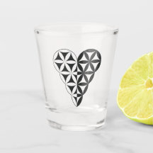 神聖なハート – 生命のハート、デュアルWh/Bl。