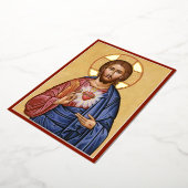 神聖なハート 箔シーズンカード (回転した状態)