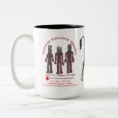 神聖なバッファローベトナム退役軍人ツートーンコーヒーマグ ツートーンマグカップ (左)