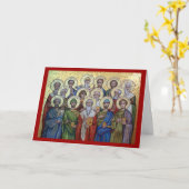 神聖なヒーラーと非傭兵の正統派カード カード (黄色い花)