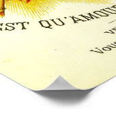 神聖なフランスのハート – サクレクール・デ・ジェソスのポスター ポスター (角)