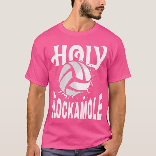 神聖なブロックのバレーボール Tシャツ (正面)