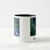 神聖なプール、7つの神聖なプール、神聖な7… ツートーンマグカップ (中央)