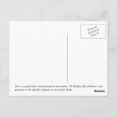 神聖なホルスの目（ウェジャット） ポストカード (裏面)