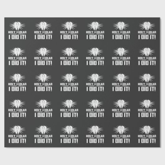 神聖なモル私はそれを歯科衛生士の卒業しました ラッピングペーパー (フラット)