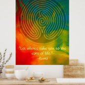 神聖なユニオン – ルミと詩芸術 ポスター (キッチン)