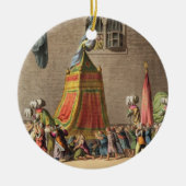 神聖なラクダの壮大な行列の概観 セラミックオーナメント (正面)