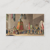 神聖なラクダの壮大な行列の概観 名刺 (裏面)