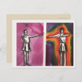 神聖なリズムVii,VIIIダンス動きポストカード ポストカード (正面/裏面)