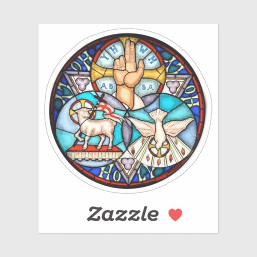 神聖な三位一体ローマカトリックのビニールの象徴 シール (シート)