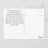 神聖な三位一体 ポストカード (裏面)