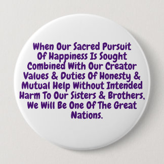 神聖な価値観を生かすTシャツの短い思い出 缶バッジ