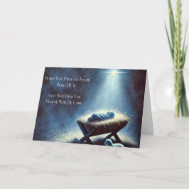 神聖な出生クリスマスカード カード