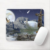 神聖な動物ハイダスピリットワイルドライフマウスパッド マウスパッド (マウス)