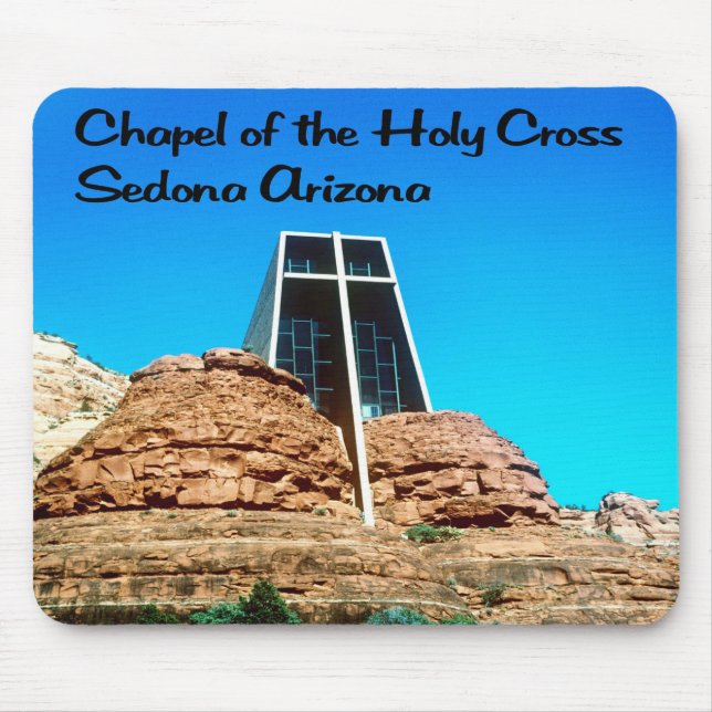 神聖な十字のセドナアリゾナのチャペル マウスパッド (正面)