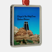 神聖な十字のセドナアリゾナのチャペル メタルオーナメント (右)